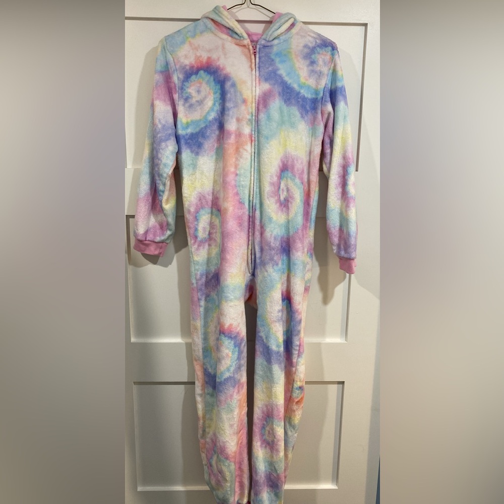 Fleece onesie sz 10/12